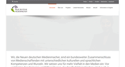 Desktop Screenshot of neuemedienmacher.de