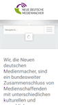 Mobile Screenshot of neuemedienmacher.de